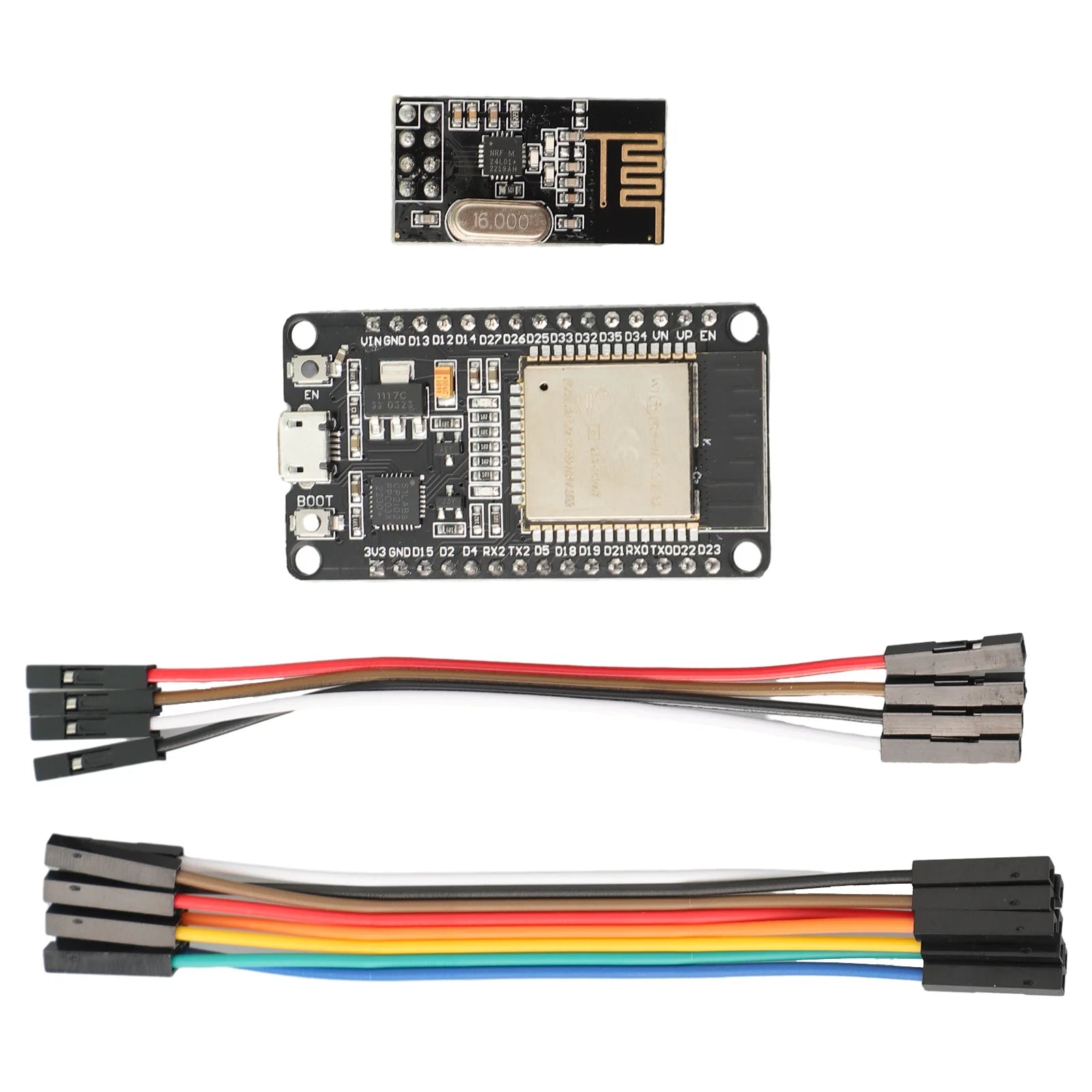 Open DTU For Hoymiles DIY Kit  ESP32+NRF24L01+Cable For HM1200 HM1500 TSun 350 TSun 400 Ultra-Low Power Consumption