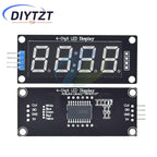 TM1637 LED Display Module for Arduino 4 Digit Tube 7 Segment 0.56 inch Time Clock Indicator Module Red Blue Green Yellow White