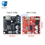 1/5PCS GREATZT DIY Bluetooth Audio Receiver Board Bluetooth 5.0 MP3 Car Audio Board Stereo Music Module 3.7-5V