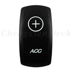 Marine 12V 24V White Led On Off Rocker Switch 5Pin SPST Momentary Switch DPDT ON OFF ON 3-Way for Car Boat Carling 4X4 Narva