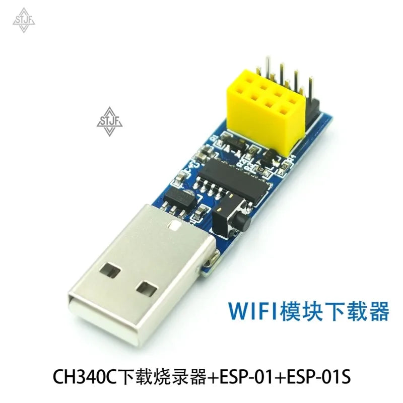 CH340C ESP8266 ESP-01 ESP01S Programmer Adapter USB to ESP8266 Serial Wireless Wifi Developent Board Module For Arduino