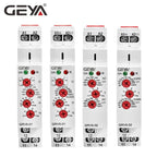 GEYA Over Voltage and Under Voltage Protection Relay DC12V 24V 48V 220V 10A Voltage Protector Relay GRV8-02