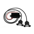 12V 24V 36V 48V 60V 72V 80V to 5V 3A 8-85V to 5V DC Step Down USB Converter With Car Charger Power Supply Output Waterproof