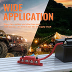 Bus Bar 12V 250A Power Distribution Block 4 X M10 / M8 Studs Marine Bus Bar 12 Volt Battery Busbar Terminal Block for Car Boat