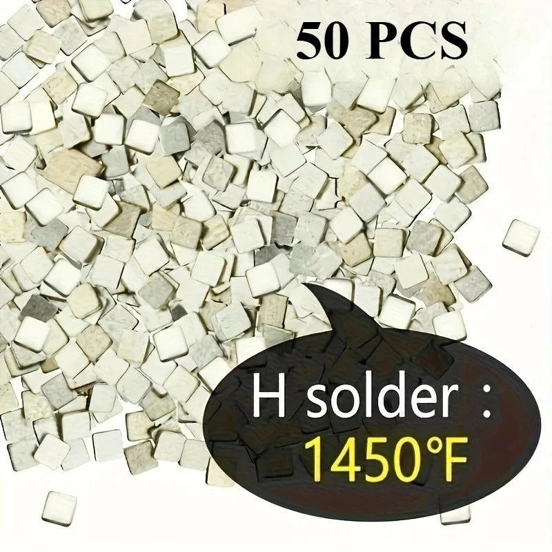 2*2mm Silver Solder Sheets - High/Medium/Low Temperature Options for DIY Jewelry Welding & Crafting