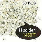 2*2mm Silver Solder Sheets - High/Medium/Low Temperature Options for DIY Jewelry Welding & Crafting