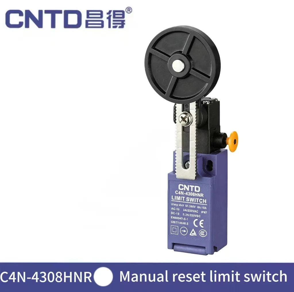 CNTD C4N-4308HNR C4N-4A2HR Manual Reset Limit Switch Travel Switch for CNC Machine and Mechanical Equipment