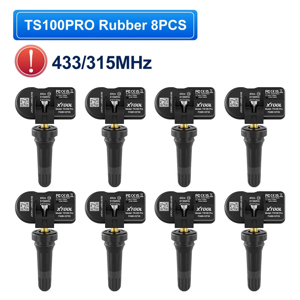 XTOOL TS100 PRO Sensor TPMS Sensor Tire Repair Tools TPMS Pressure Monitor Tester Automotive Tire Pressure Programming Sensors
