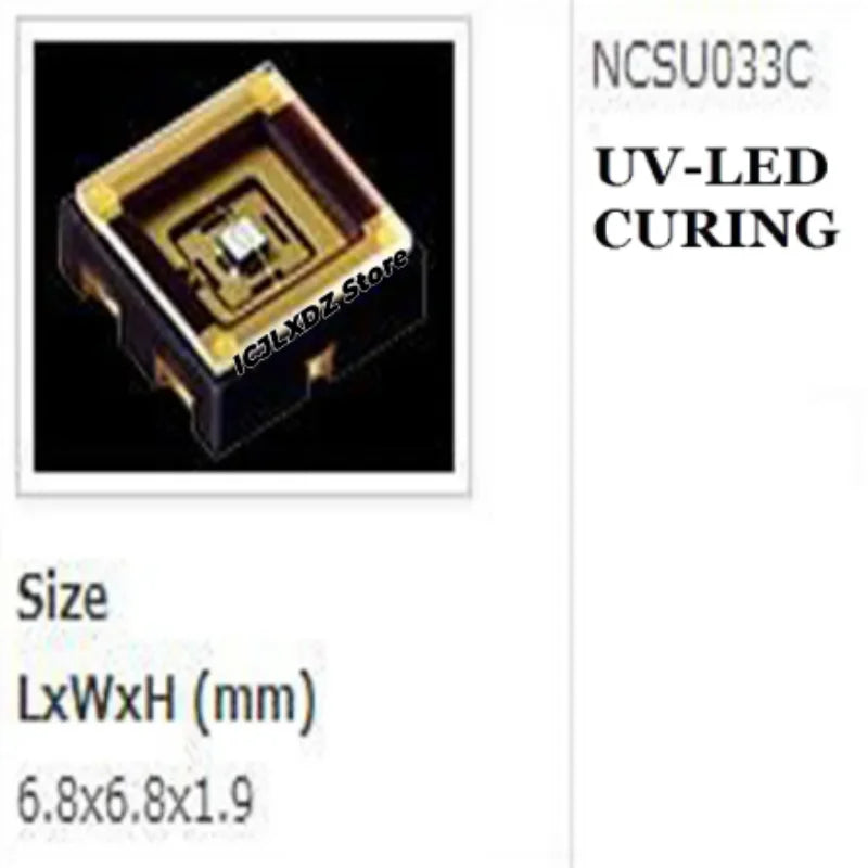 1pcs/lot New Original NICHIA NCSU033C 365nm High Power 3W 800mW UV lamp UV LED Light Bead UVA LED Chip In Stock