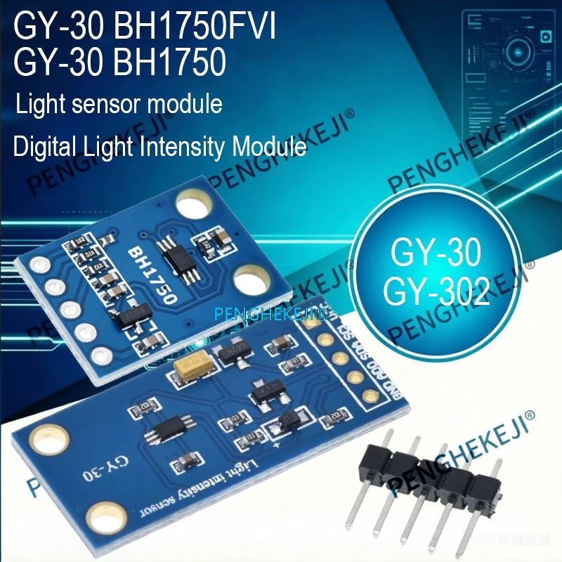 1/3/5PCS GY-30 /GY-302 BH1750 for light intensity illumination module for sensor module BH1750FVI