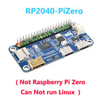 Waveshare RP2350-PiZero RP2040-PiZero Raspberry Pi Pico 2 RP2350B RP2350-PiZero Development Board PSRAM DVI For HDMI