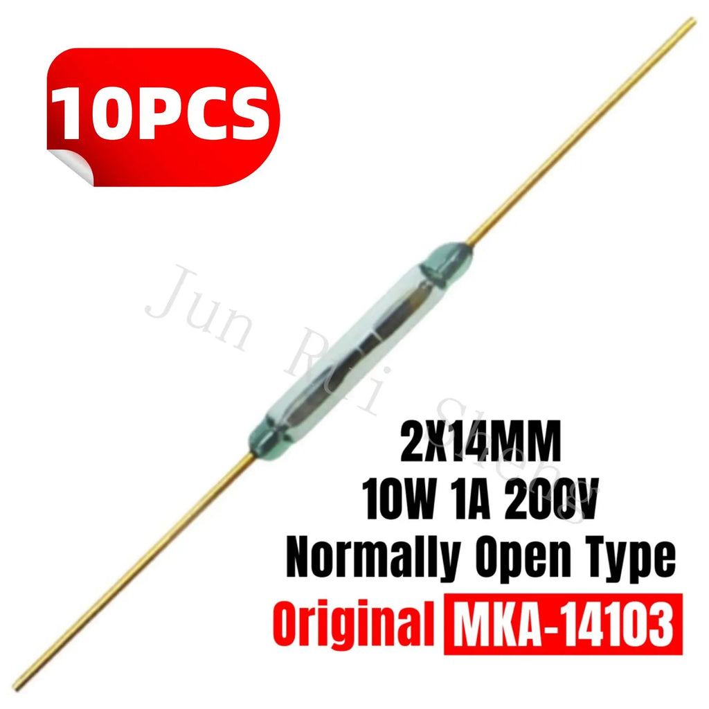 10PCS Original Reed Switch MKA07101/10110/14103/16101/20101/50202 7MM/10MM/14MM/16/20/50MM Normally Open Magnetic Contact Sensor