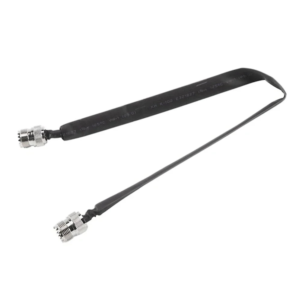 Door/Window Pass Through Flat RF Coaxial Cable BNC Male Female to BNC Q9 Male 50 Ohm RF Coax Pigtail Extension Cord Wire
