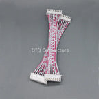 5Pcs XH2.54 XH 2.54mm 2/3/4/5/6/7/8/9/10P/12 Pin Female Plug Terminal Cable JST Wire Connector Single/Double Head Red White Line