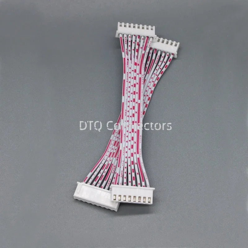 5Pcs XH2.54 XH 2.54mm 2/3/4/5/6/7/8/9/10P/12 Pin Female Plug Terminal Cable JST Wire Connector Single/Double Head Red White Line