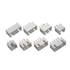50Set/100Pcs JST XH2.54 Straight/Curved Header+Housing+Terminal Connector 2P/3/4/5/6/7-12Pin Right Angle 90°/180°Socket For PCB