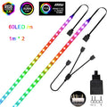 WS2812b ARGB LED Strip Light Addressable Rainbow Light Digital 5V 3pin Header PC Case Asus Aura Sync RGBIC Fusion MSI Mystic