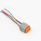 1Pcs DT Waterproof Automotive Connector With 15cm Wiring DT06-2S/DT04-2P 3P 4P 6P 8P 12P Male Female Plug Socket For Automobile