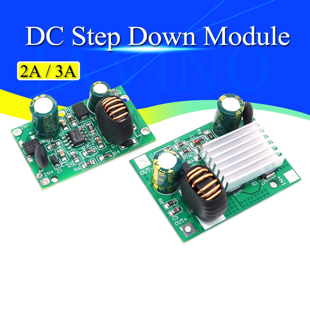 DC 9V 12V 24V 36V 48V 72V 84V 120V to 5V 3A / 2A Step Down Module Power Supply DC DC Converter Buck Converter Step Up Converte