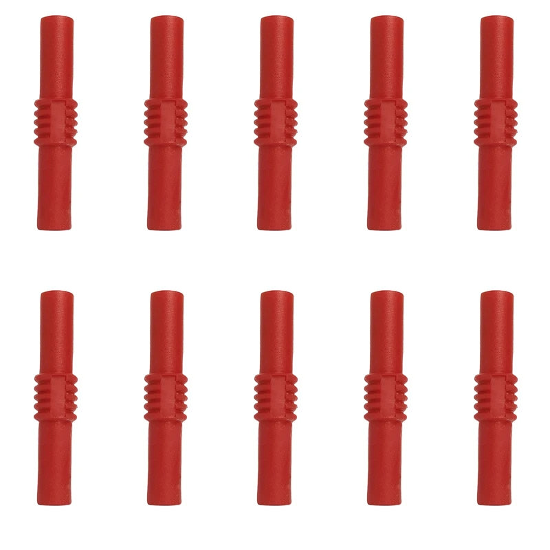 10/20 Pcs 4mm Banana Socket female adapter extension Insulated Banana Plug Coupler Connector Female Stackable