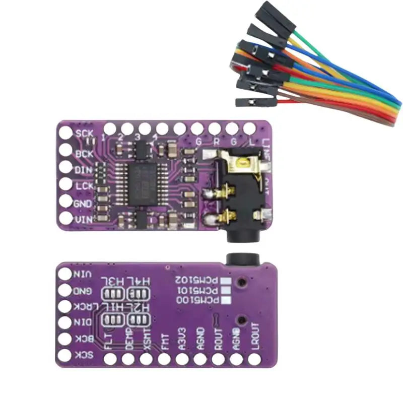 PCM5102A Interface I2S DAC Decoder GY-PCM5102 I2S Player Module For Raspberry Pi PHAT Format Board Digital PCM5102 Audio Board