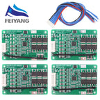 SAMIROB 4S/5S/6S/7S BMS 16.8V 21V 20A 18650 Li-ion Lmo Ternary Lithium Battery Charger Protection Board Balance With heat sink