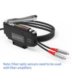 GTRIC Fiber Optic Sensor Amplifier,10-30V DC 3-wire PNP NO/NC NA41 ,Coaxial Non-coaxial Diffusion Optical,Photoelectric Sensor
