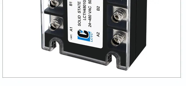 LCTC Three-phase Solid State Relay SSR 3 Phase 10A 25A 40A 60A 80A 100A 120A 150A 200A AC Control AC DC Control AC 25DA 380VAC