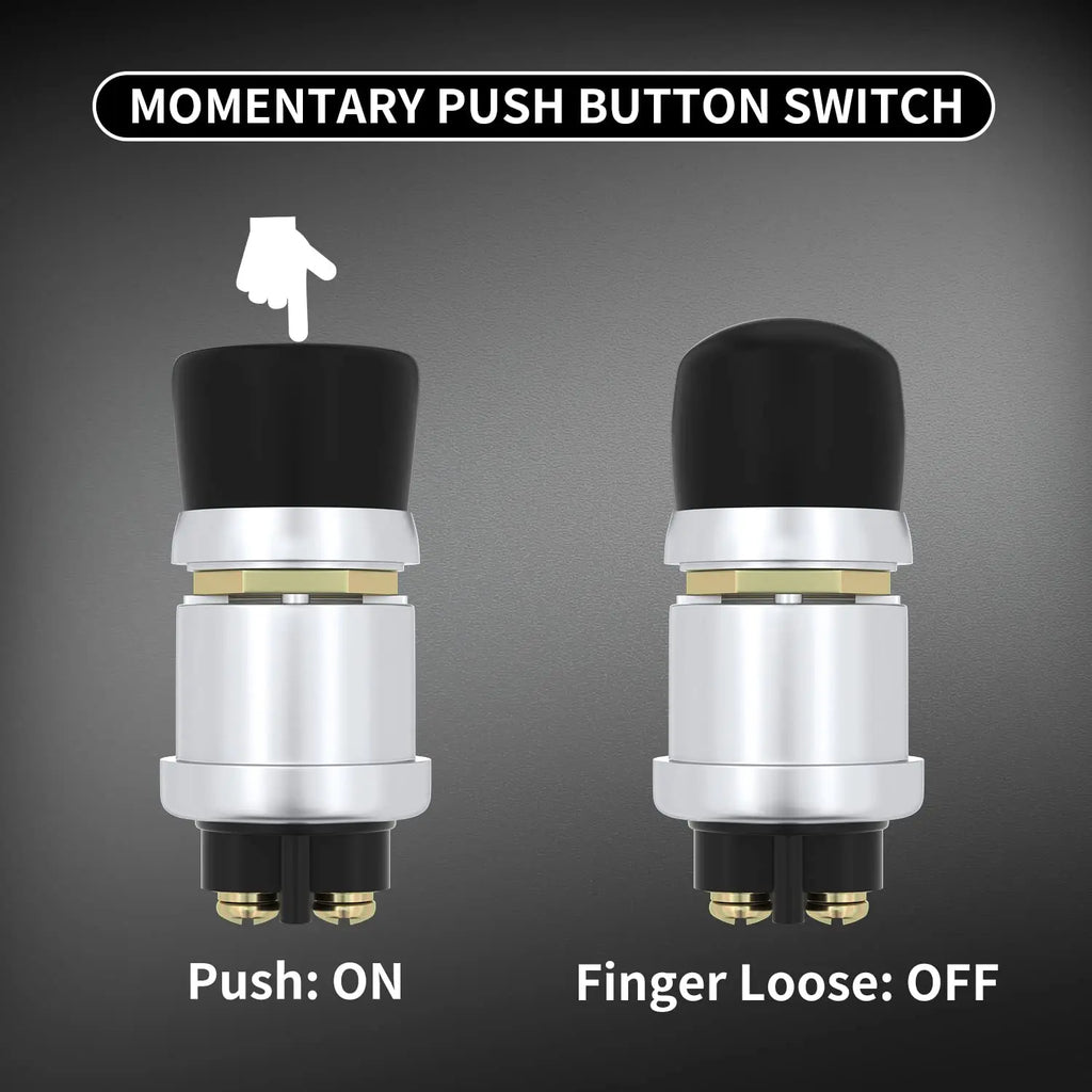 3pcs 60A Ignition Engine Start Switch Waterproof Push Starter Switch For Car Truck Boat yacht Horn Replacement Button Car