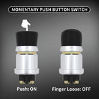 3pcs 60A Ignition Engine Start Switch Waterproof Push Starter Switch For Car Truck Boat yacht Horn Replacement Button Car