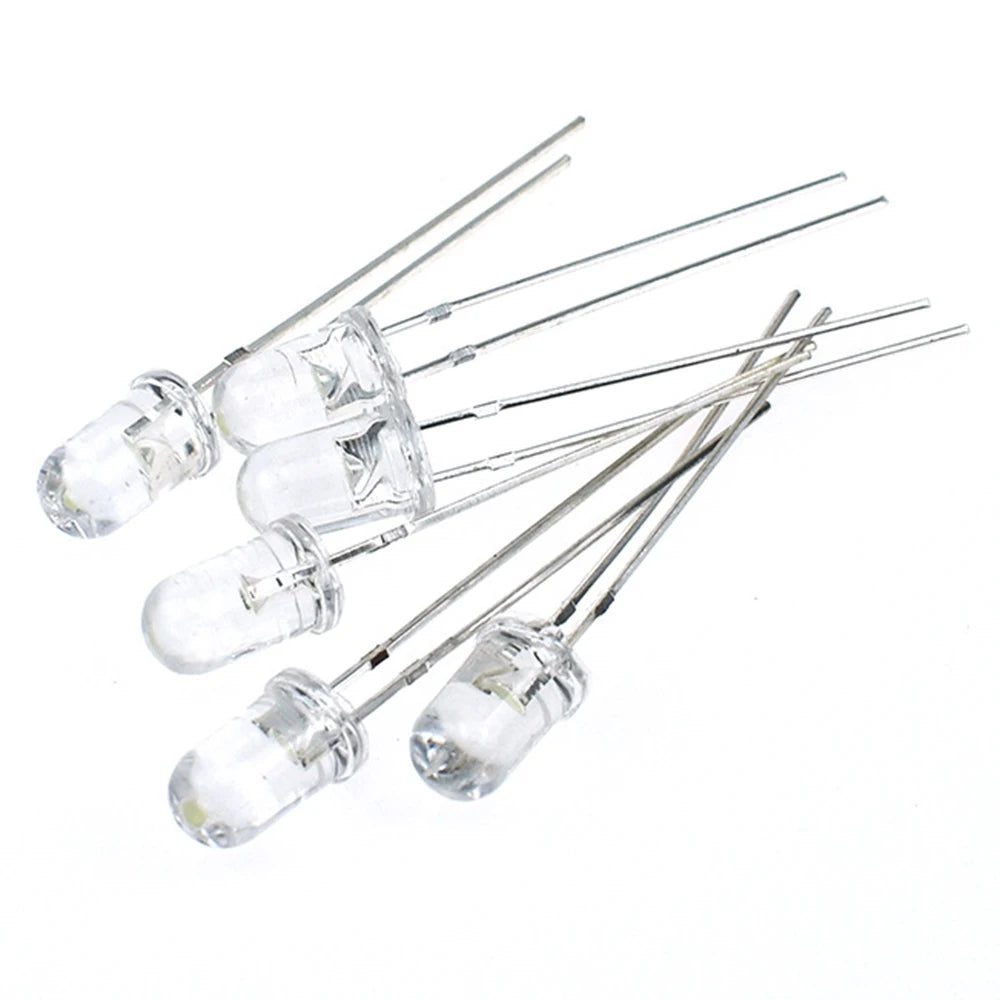 3mm 5mm IR LED Emitting Diode 850nm 940nm Emitter Receiver Infrared Transmitter Phototransistor Photodiode Invisible DIY PCB