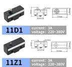 10Pcs SPDT NO+NC Hinge Roller Lever Microswitch Action Switch