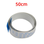 Raspberry Pi Camera Cable 15 Pin 0.5mm Flexible Falt Cable OV5647 for RPI 4B 3B Camera 15 20 30 50 60 100 200 CM Ribbon FFC
