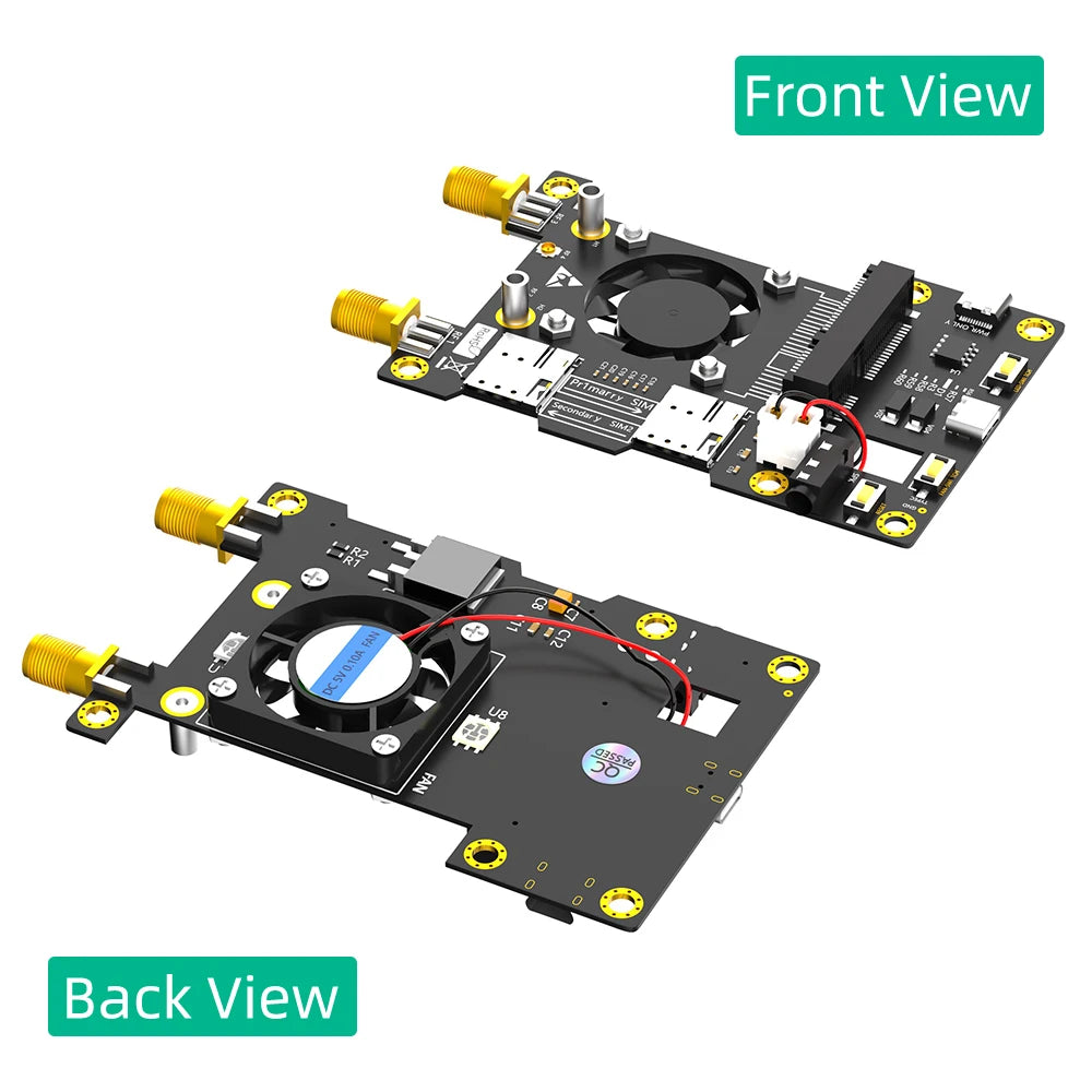 4G 3G LTE WWAN GSM Modem Module Mini PCI-E MPCIe Wireless Adapter Card Dual Nano SIM Slot + 2 Antennas For Raspberry Pi 4 3 2 B+