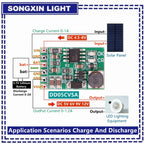 3.7V 4.2V Charger 5V 6V 9V 12V Discharger Board DC DC Converter Boost Module Solar Mobile Power Charger Lithium Battery DD05CVSA