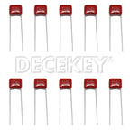 10PCS 100V CBB Polypropylene Film Capacitor 103 104 154 223 224 333 334 393 473 474 10nF 39nF 100nF 220nF 470nF Capacitance Kit