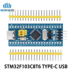 Original STM32F103C6T6 STM32F103C8T6 ARM STM32 Minimum System Development Board Module For Arduino ST-Link V2 Mini STM8