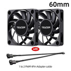 TEUCER UT-60 Slim 60mm PC Case Fan 3500RPM High Airflow CPU Cooler 6/7CM Ultra-thin Cooling Fan