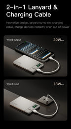 CCC Alloy Original Power Bank For MagSafe Magnetic Wireless 20W Fast Charger Portable External Battery For iPhone 17 16 IWatch10