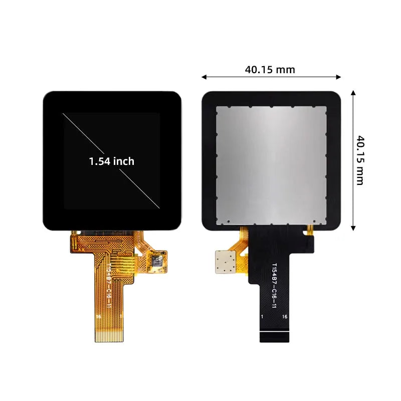 1.54 Inch IPS TFT LCD Screen 240x240 High Resolution, Capacitive Touch Display Module with ST7789 SPI Capacitive Touch Screen