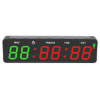 Fitness Digital Timer Gym Timer Clock HIIT Mode Portable Countdown and Count Up Rechargeable Stopwatch Magnetic for Boxing