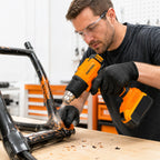 IONTOOL Cordless Heat Gun 550℃ 250/500LPM  for Heat Shrink Tubing PVC Bending and DIY Craft Projects Tool Only