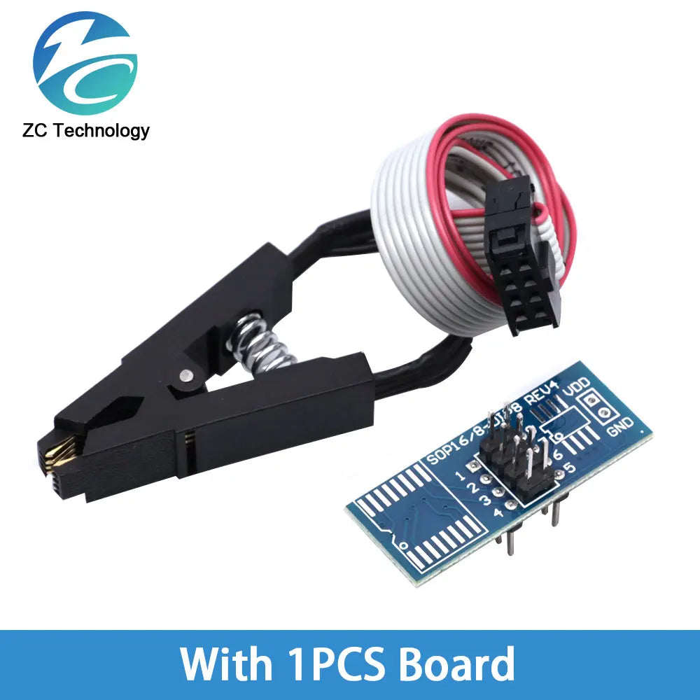 Original CH341 24 25 Series EEPROM Flash BIOS USB Programmer Module + SOIC8 SOP8 Test Clip For EEPROM 93CXX / 25CXX / 24CXX