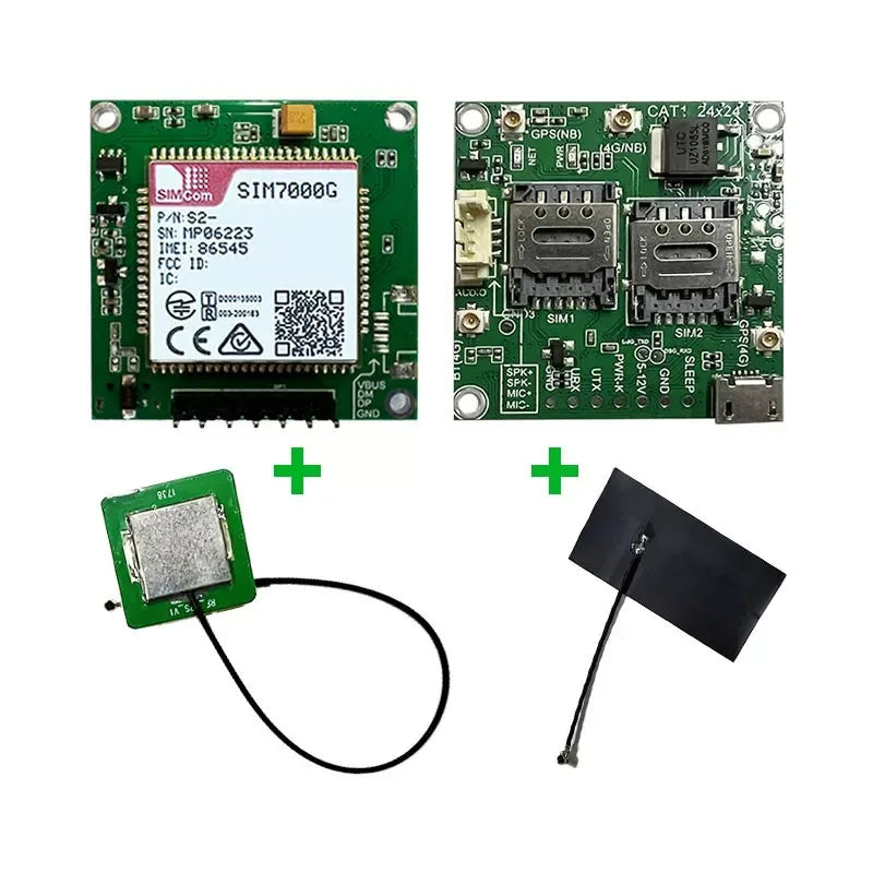 VoltSSIMCOM BK-SIM7000G SIM7000E SIM7070G SIM7070E Module Core Board SIM7000G NBIOT CATM Qualcomm Chip, Support GNSS