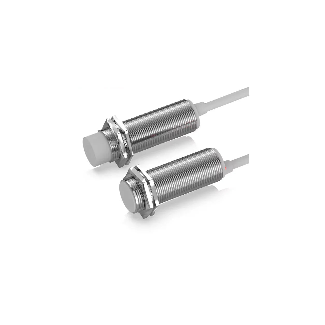 GTRIC M18 Capacitive Proximity Sensor DC 10-30V 3-Wire NPN PNP NO NC Flush Non-Flush Non-Metal Detection Switch with 2m Cable