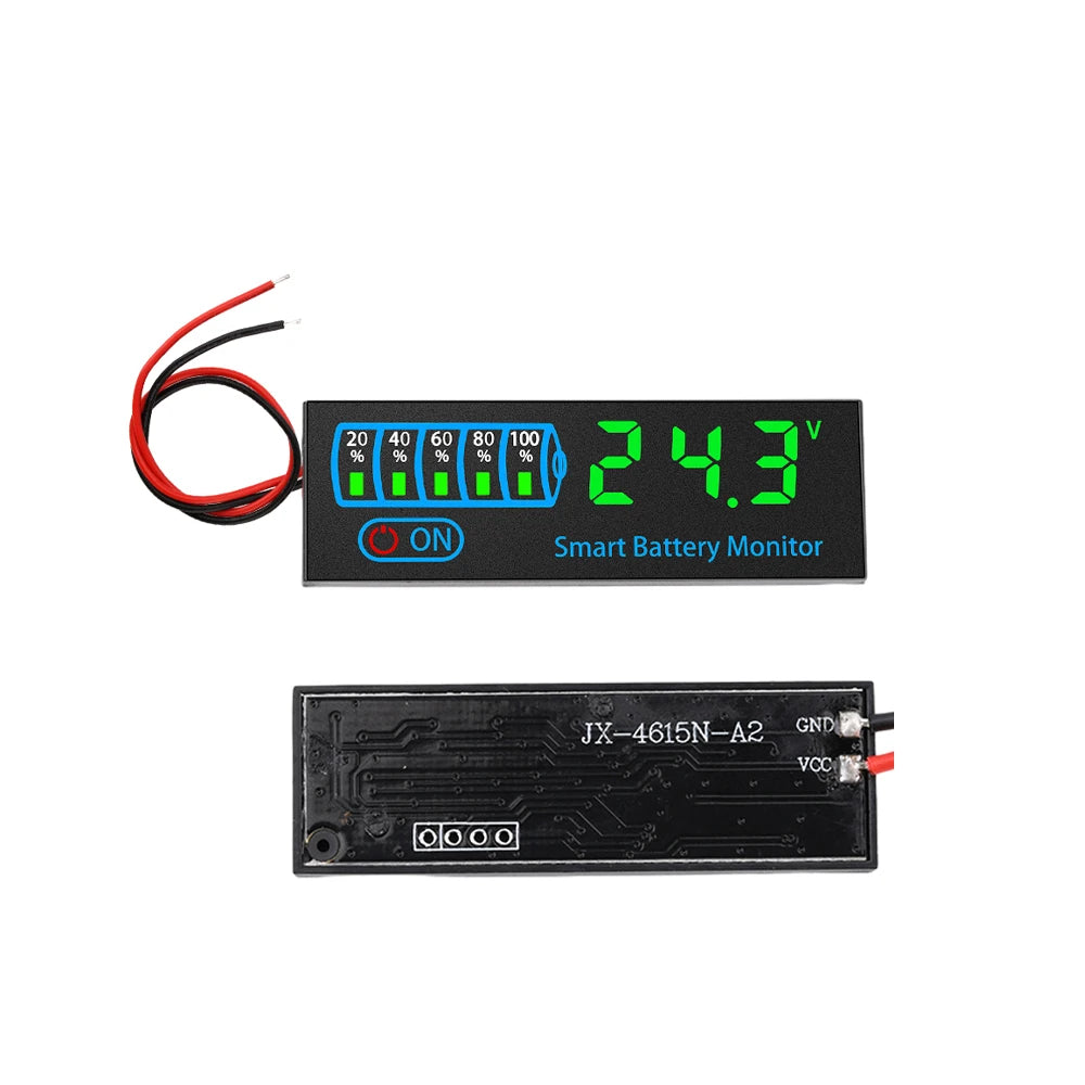 Intelligent Battery Display Lithium Battery Level Indicator DC 7-55V 18650 Lipo Li-ion Capacity Board DIY Charging Tester