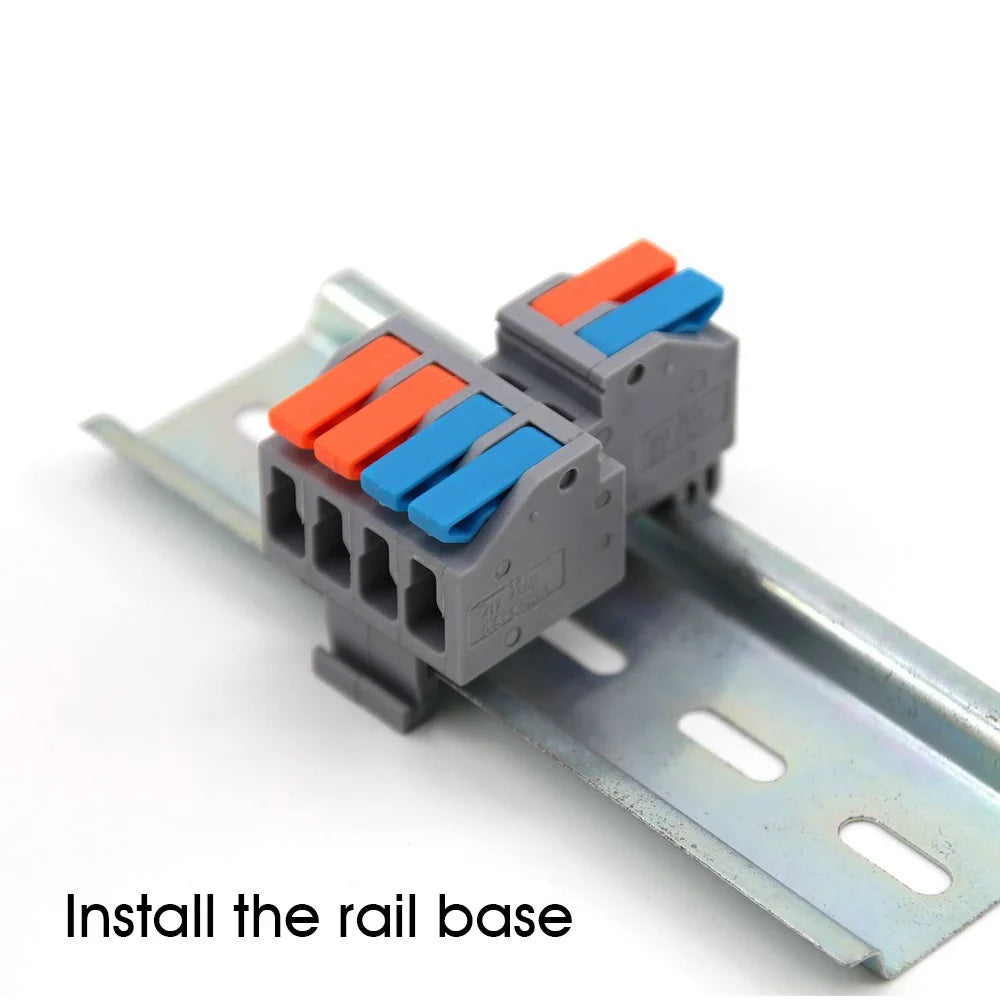 1/5PCS Wire Connector Electrical Cable Led Connectors Mini Terminals Blocks Quick Wiring Push-in Docking Butt Electrician Tools