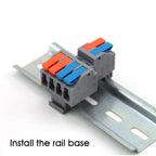 1/5PCS Wire Connector Electrical Cable Led Connectors Mini Terminals Blocks Quick Wiring Push-in Docking Butt Electrician Tools