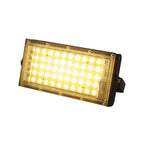 50W LED RGB Flood Light AC220V Outdoor Floodlight IP66 Waterproof Reflector Spotlight Red Green Blue 3 Color For Garden Lighting