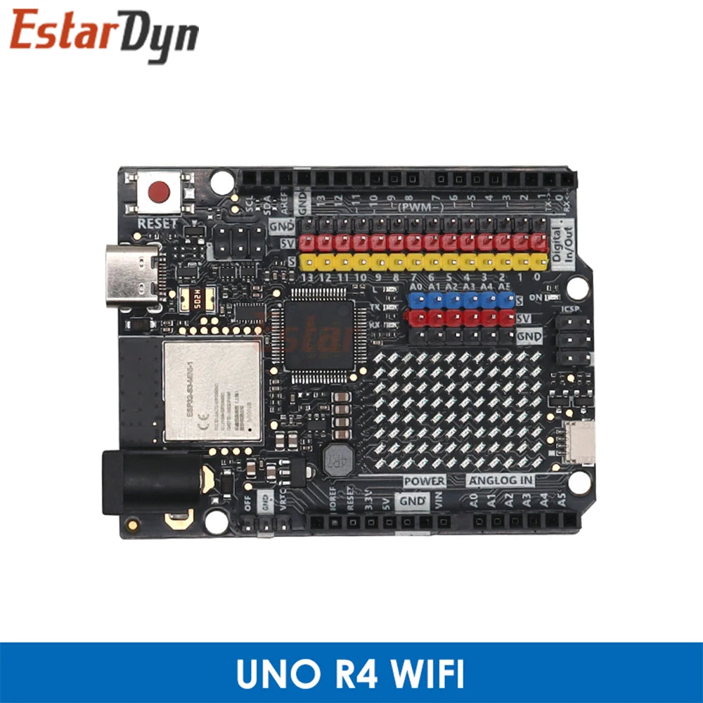 Estardyn  UNO R4 Compatible Board Minima / WiFi Edition ESP32-S3 Type-C USB Programming Controller for Learning & DIY